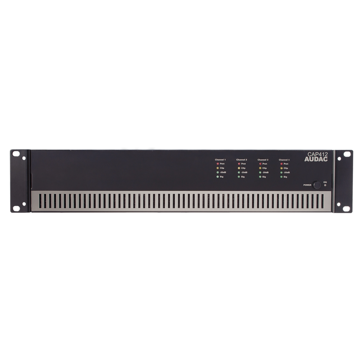 Audac CAP412 Quad Channel Power Amplifier 4 x 120W 100V Line - main image