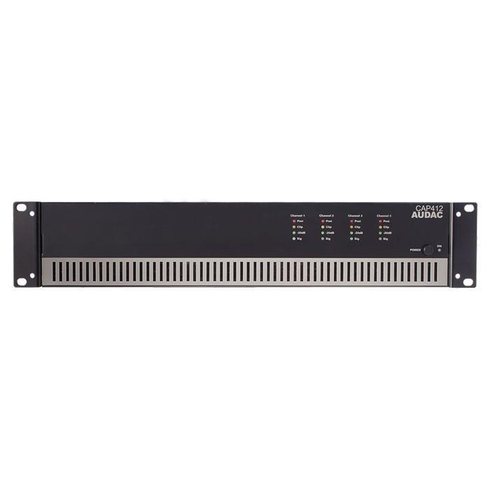 Audac CAP412 Quad Channel Power Amplifier 4 x 120W 100V Line - main image