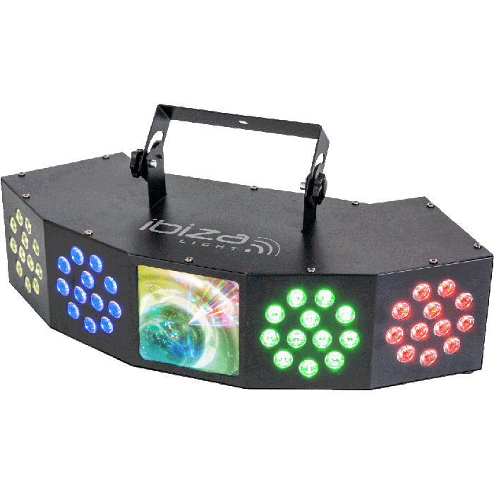 Ibiza 3-IN-1 Wash-Moon-Strobe Light Effect With DMX