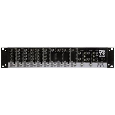 AUDAC CPR12 10-Channel Mixer With 2 Mono Zone Out 