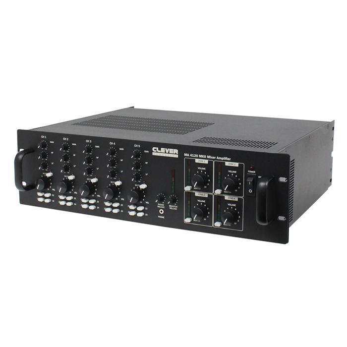 Clever Acoustics MA 4120 MKII 480W 4 Zone Mixer Amplifier - main image