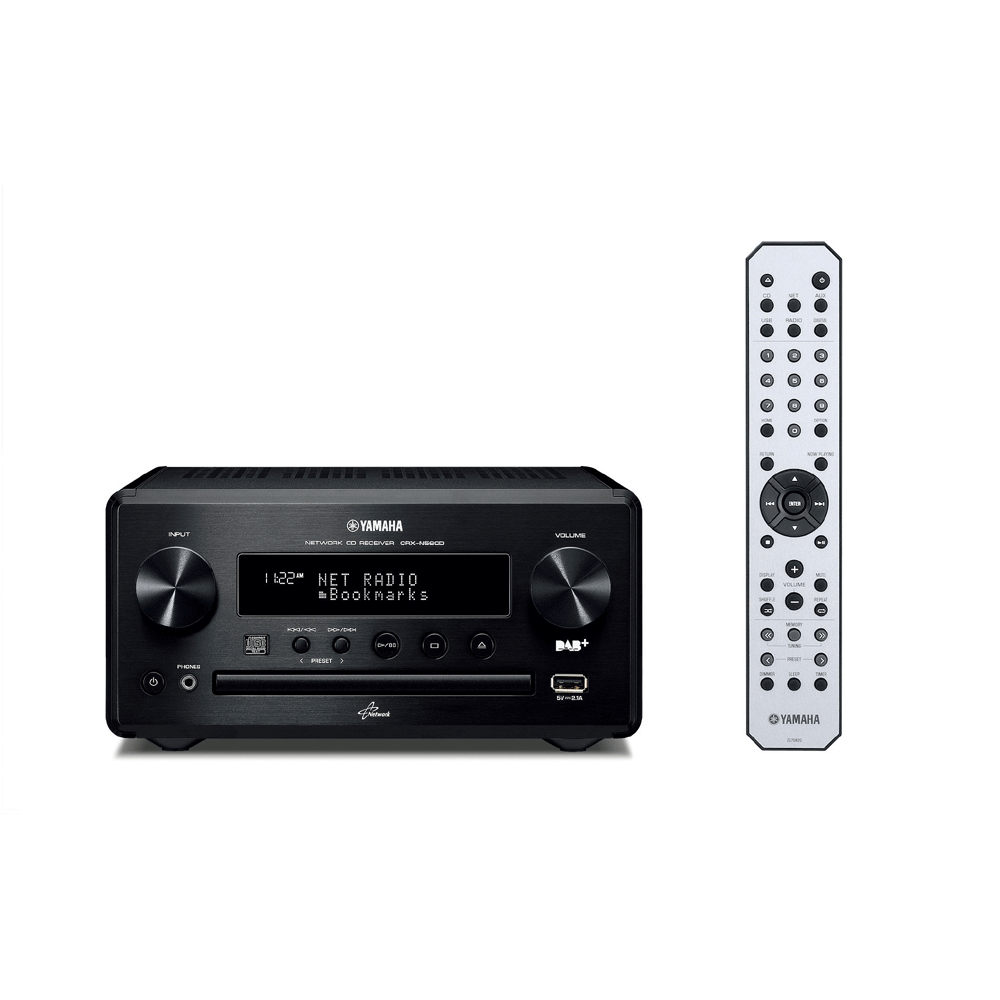 Yamaha CRX-N560D Network CD Receiver - Black - main image