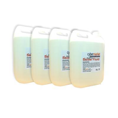 4 Pack Of 5 Litre Snow Fluid. Cybermarket Special.