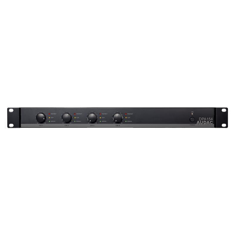 Audac DPA154 4-Channel D-Class PA Amplifier 4 x 150W - main image