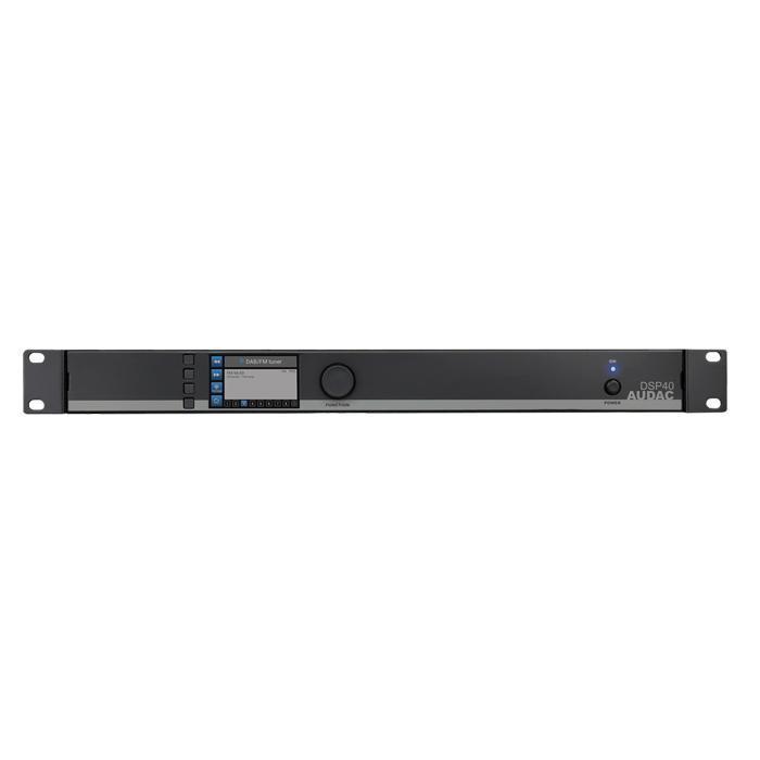 Audac DSP40 DAB+/FM 19" Rackmount Tuner RS232 - main image