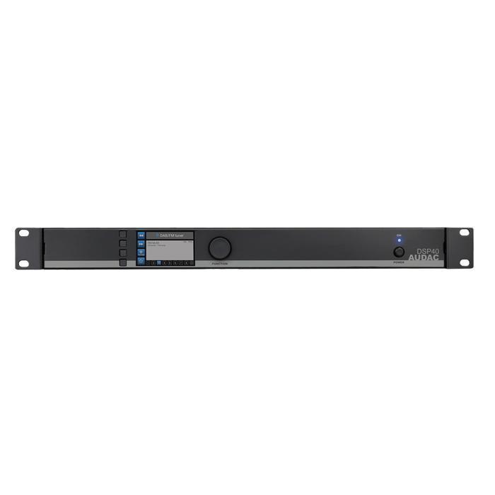 Audac DSP40 DAB+/FM 19" Rackmount Tuner RS232