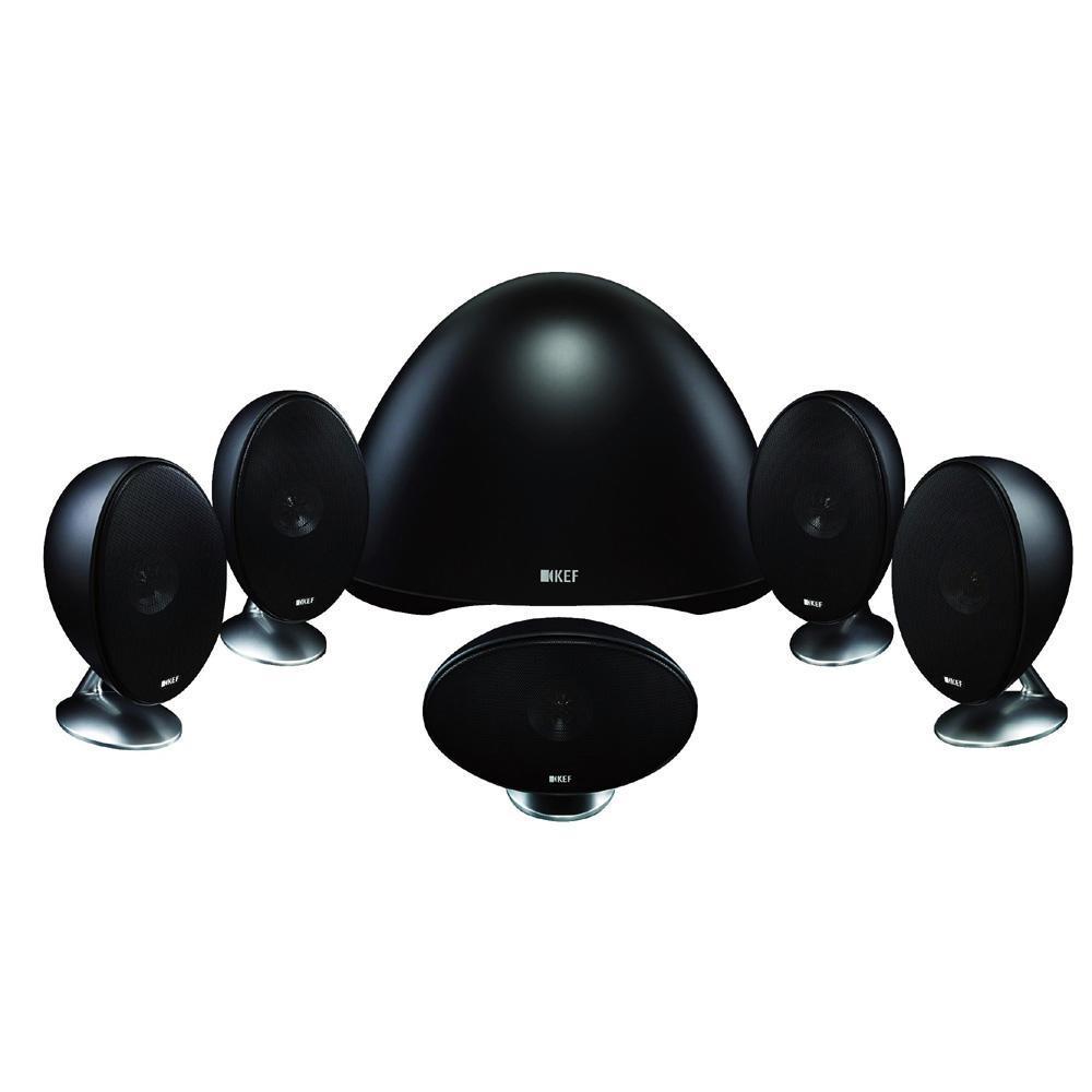 Kef E305 5.1 Home Theatre Speakers - Black - main image