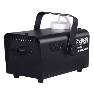 FXLAB Mini Black 400W Fog/Smoke Machine With Mounting Bracket And Fluid Tank