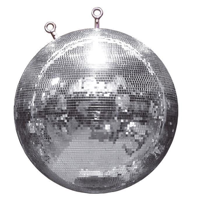 Silver Mirror Ball With 5x5mm Facets 50CM