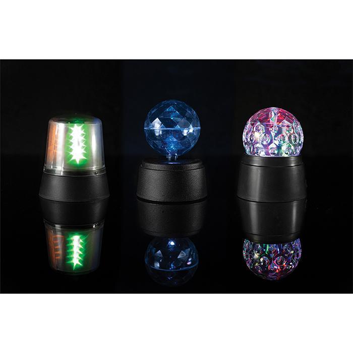 Cheetah Funki LED Party Set Containing Mini Disco Lights - main image