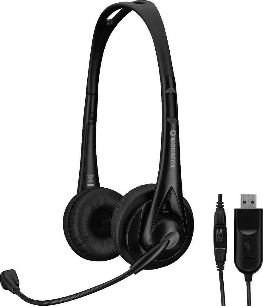 High Quality USB Headset with Boom Microphone