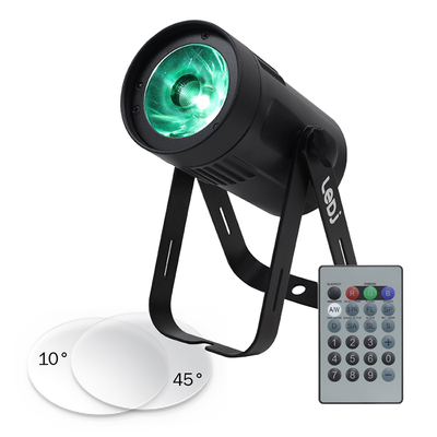 Event Spot RGBW MKII LED Pinspot with Remote and DMX