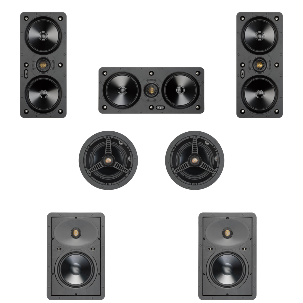 Monitor Audio (200 Series) 5.x.2 Ceiling Speaker Pack ATMOS Ready - main image