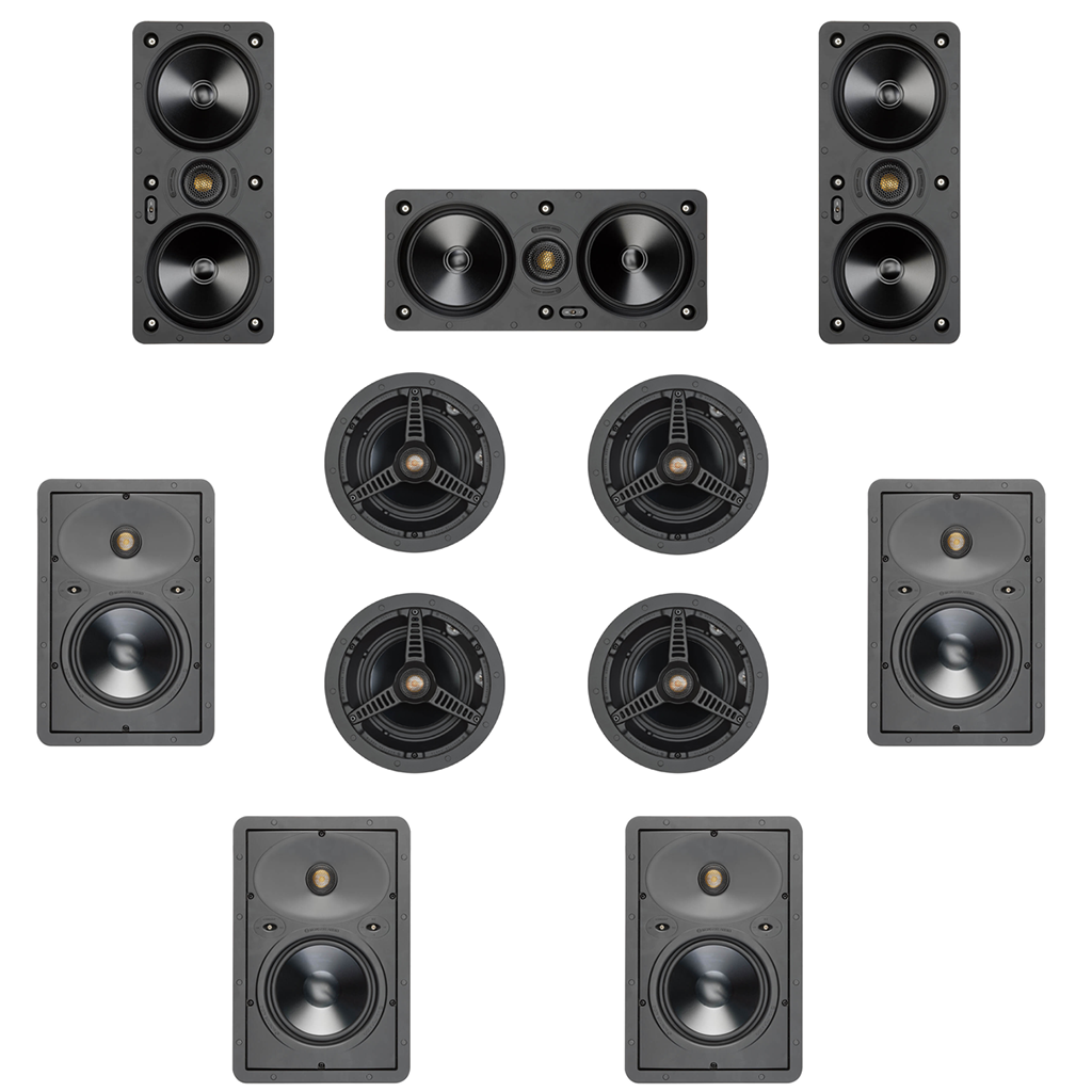 Monitor Audio (200 Series) 7.x.4 Ceiling Speaker Pack ATMOS Ready - main image
