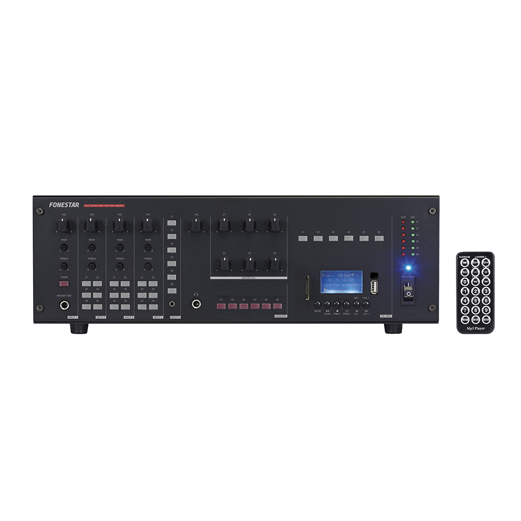 Fonestar MAZ-6600RU 6 x 100W Matrix Amplifier - main image
