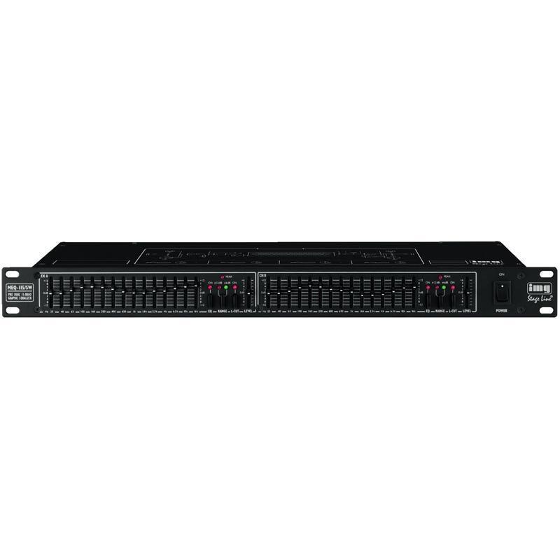 MEQ-115/SW Stereo 2 Channel Graphic Equalizer 1U - main image