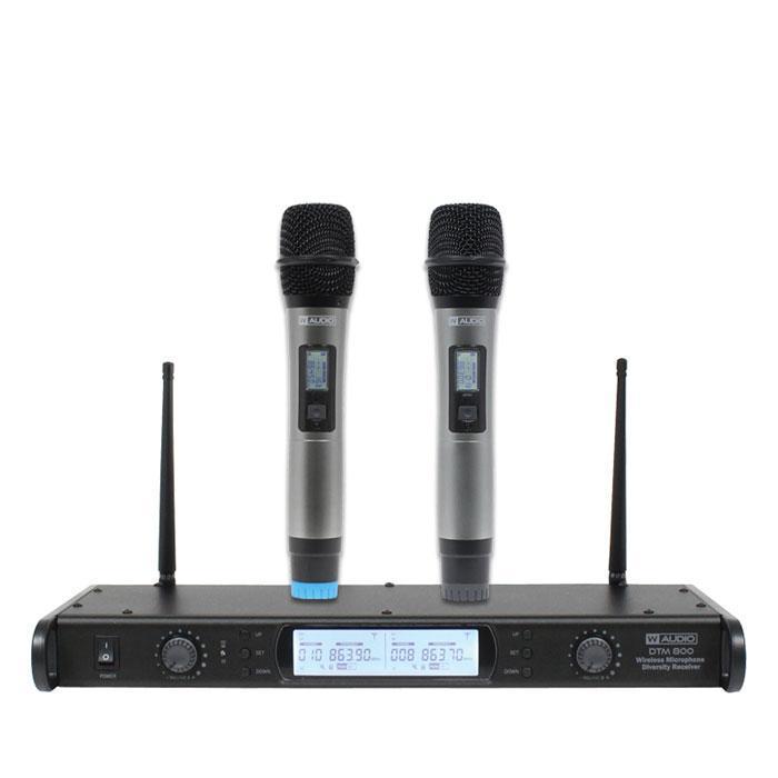 DTM 800H Twin Handheld Diversity System (863.0Mhz-865.0Mhz) V2 - main image