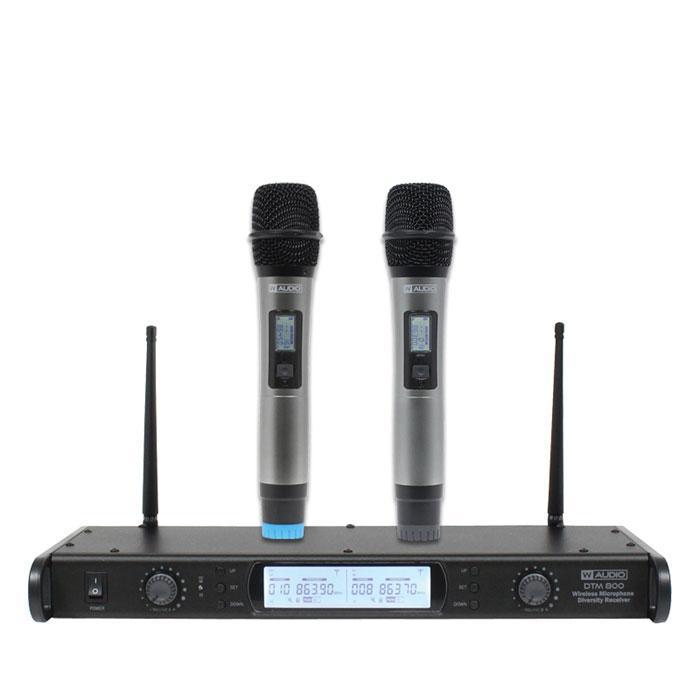 DTM 800H Twin Handheld Diversity System (863.0Mhz-865.0Mhz) V2