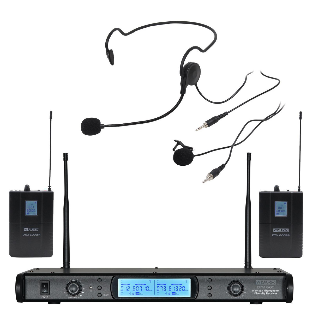 W Audio DTM 600 Twin Beltpack Diversity System - main image