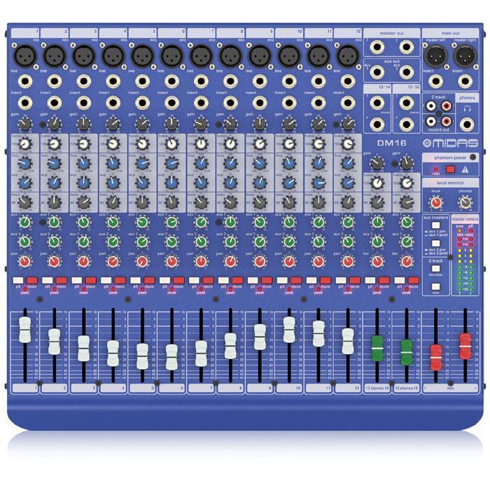 MIDAS DM16 Mixer 16-Input Live & Studio Mixer - main image