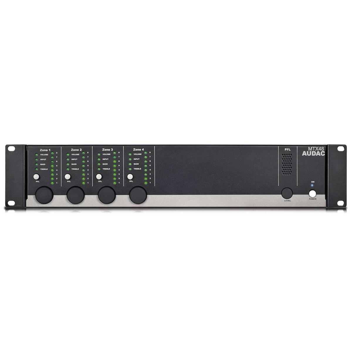 Audac MTX48 4-Zone Audio Matrix Smart Phone Controllable - main image