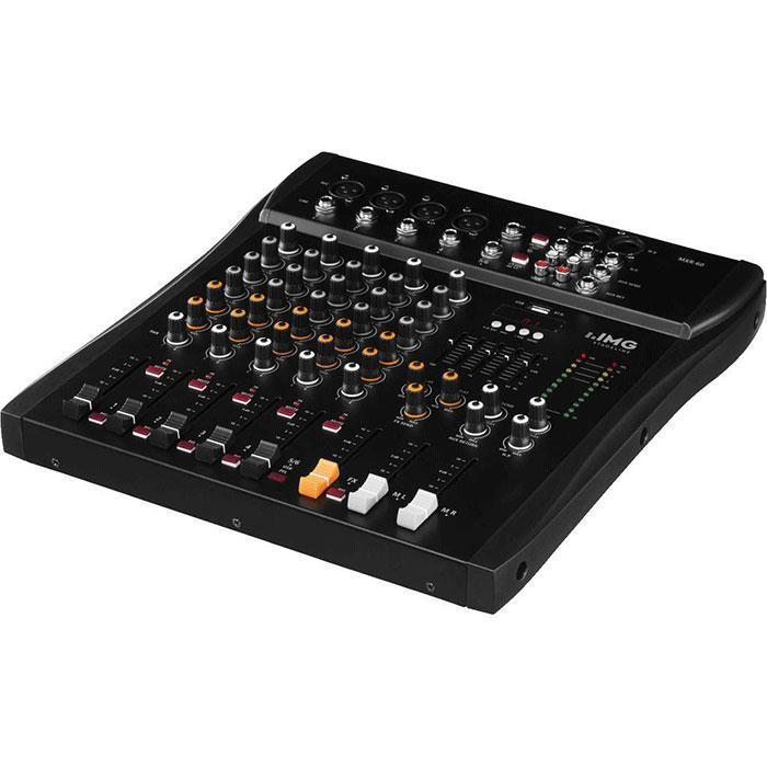 IMG Stageline MXR-60 6-Channel Mixer USB BT DSP