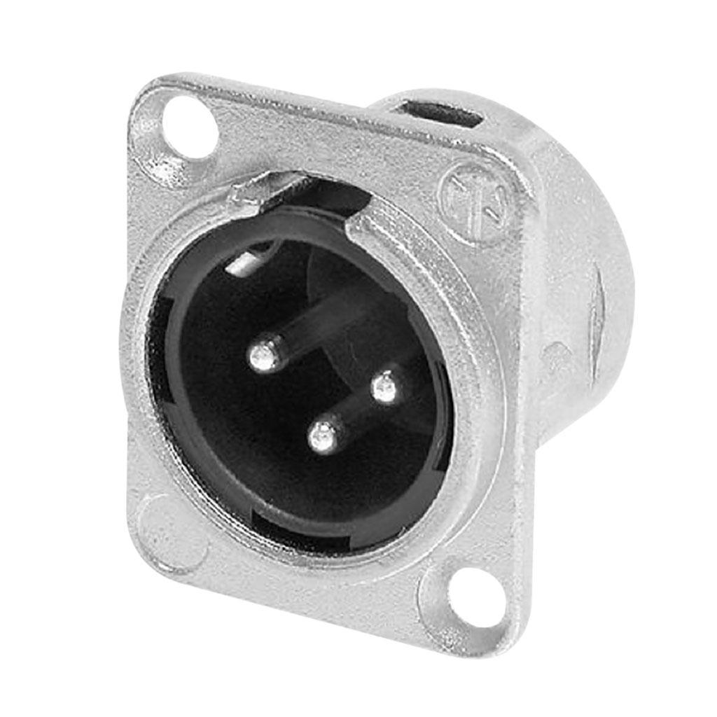 Neutrik 3-pin XLR Chassis Socket NC3MD-L-1 - main image