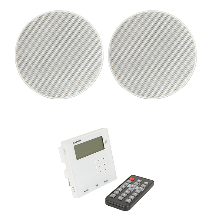 In Wall Bluetooth Amplifier with FM Radio and Ceiling Speakers - main image