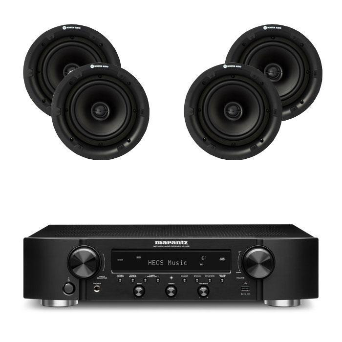 Marantz NR1200 2 Zone Amplifier With 4 Monitor Audio PRO65 Ceiling Speakers - main image