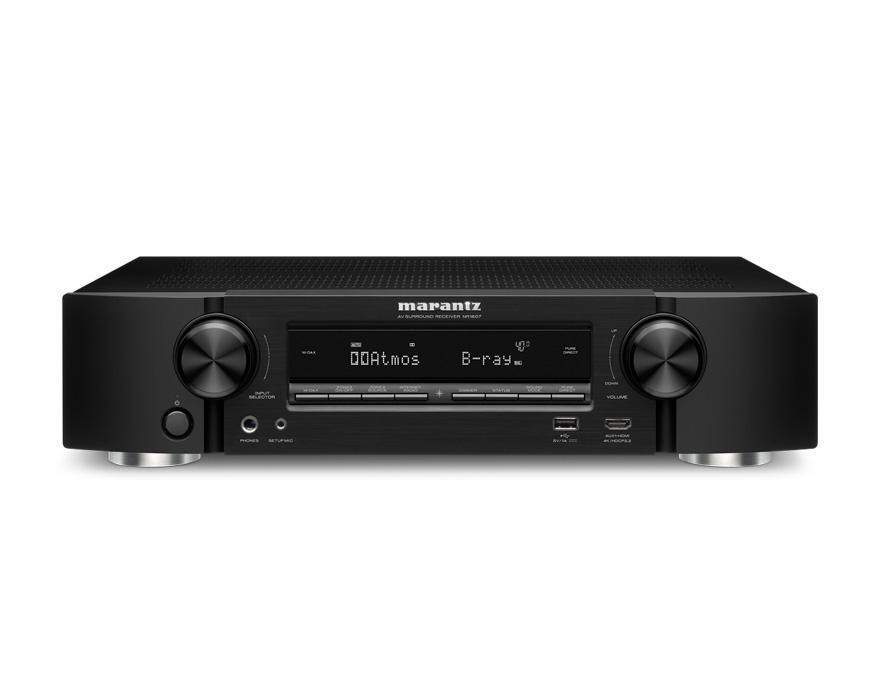 Marantz NR1607 - Front View - Black