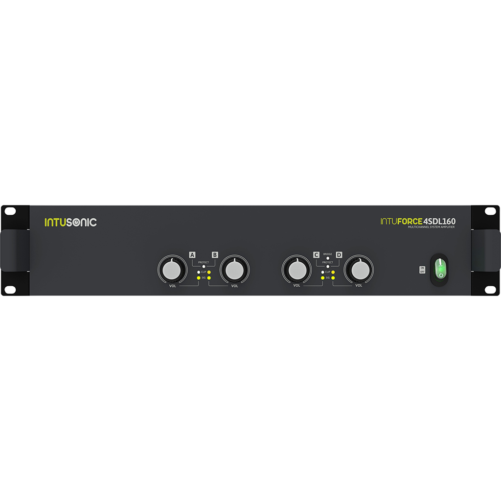 Intusonic IntuForce 4SDL160 4 x 150W Stereo Amplifier - main image