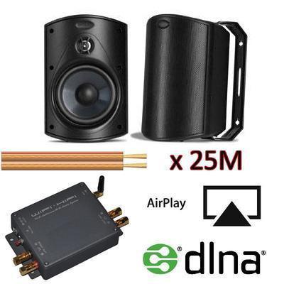 POLK Outdoor Speakers amplifier and cable kit