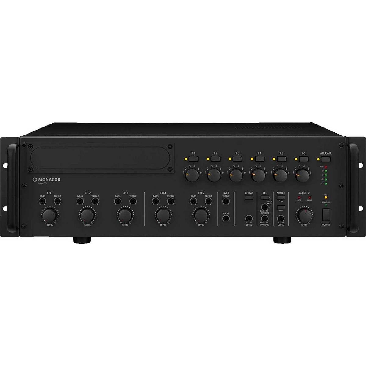 PA-6600 6-Zone PA Mixing Amp 600W - main image