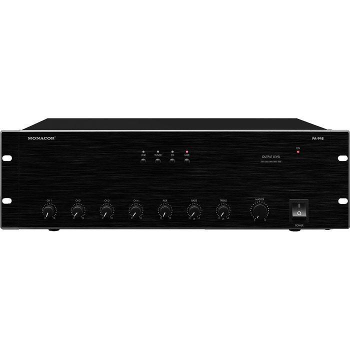 Monacor PA-948 100V Mixing Amplifier 1 X 480W - main image