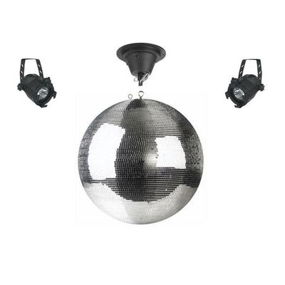 50cm disco ball with 5mm mirrors, lights and rotator motor