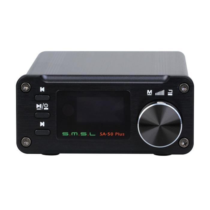 SMSL SA50 PLUS Micro Amplifier with Optical Input 2 x 50W - main image