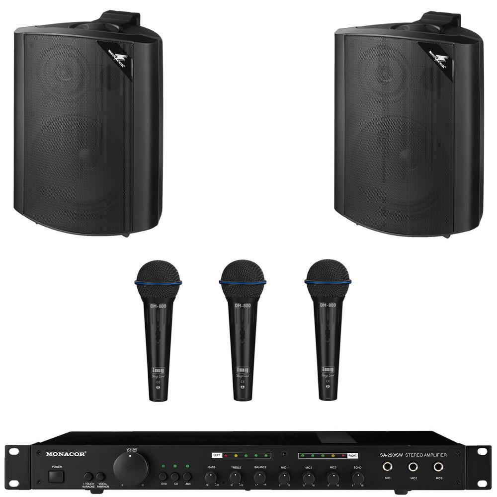 Karaoke Deal 3 All In One Wired Karaoke System with 3 Mics - main image