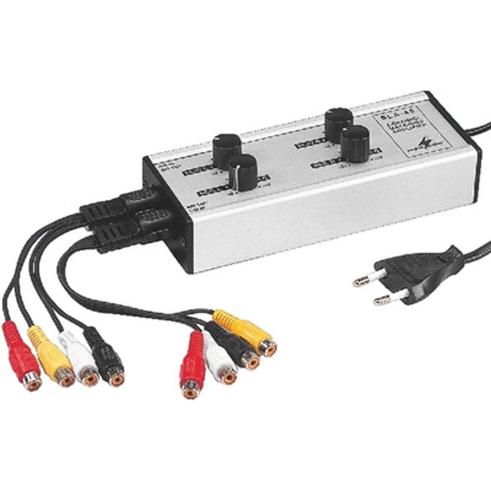 SLA-48 Audio 4-channel level and impedance matching amplifier - main image