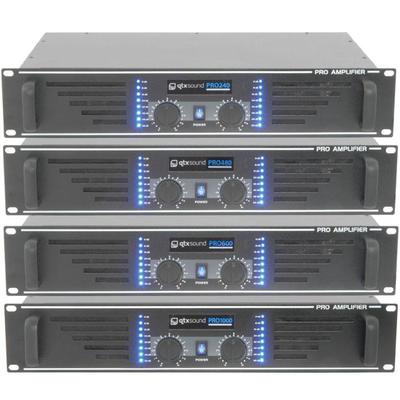 Stereo Power Amplifiers 240W, 480W, 600W & 1000W