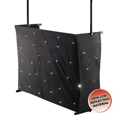 LEDJ DJ Skirt Star Cloth 2.2M x 1M with 50 White LEDs - main image
