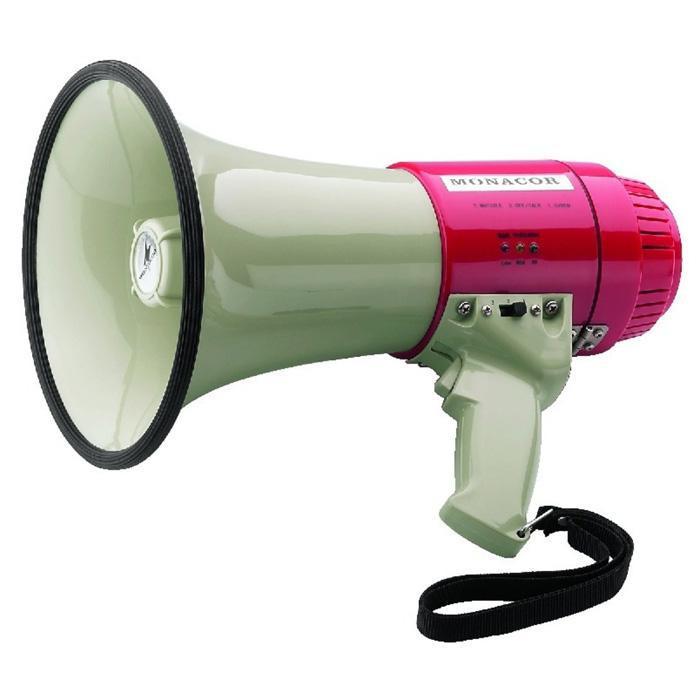 Monacor TM-22 Megaphone 20W with Siren - main image