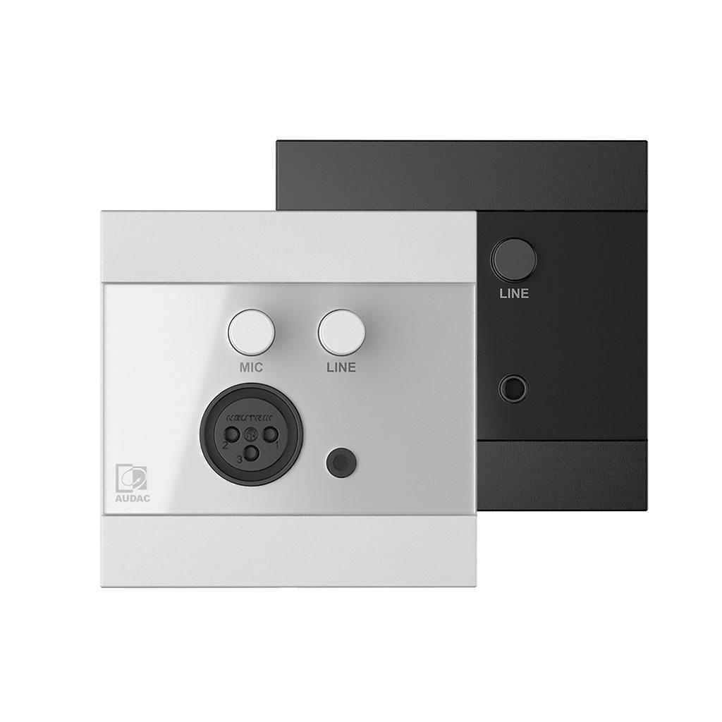 Audac WP210 Mic/Line Wall Panel for ARES5A - main image