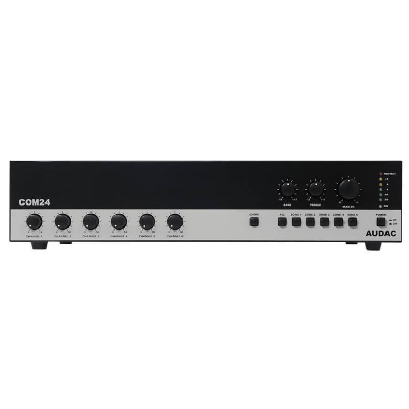 Audac COM24 5 Zone PA Amplifier 100V & 4 Ohm - 240W - main image