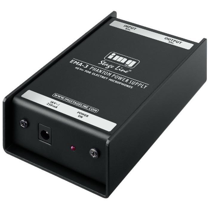IMG Stageline EMA-3 48V Phantom Microphone Power Supply - main image