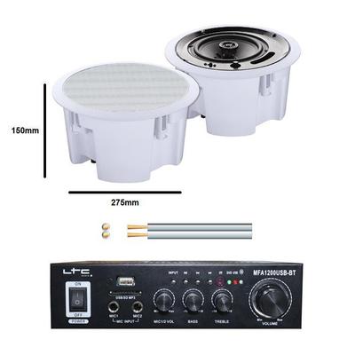 Lotronic Amplifier With Microphone Input & 2 Ceiling Speakers