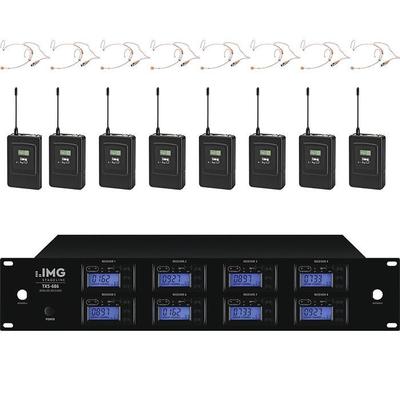 Octo Wireless Microphone System with 8 x Headset Mics - Co-ordinated License