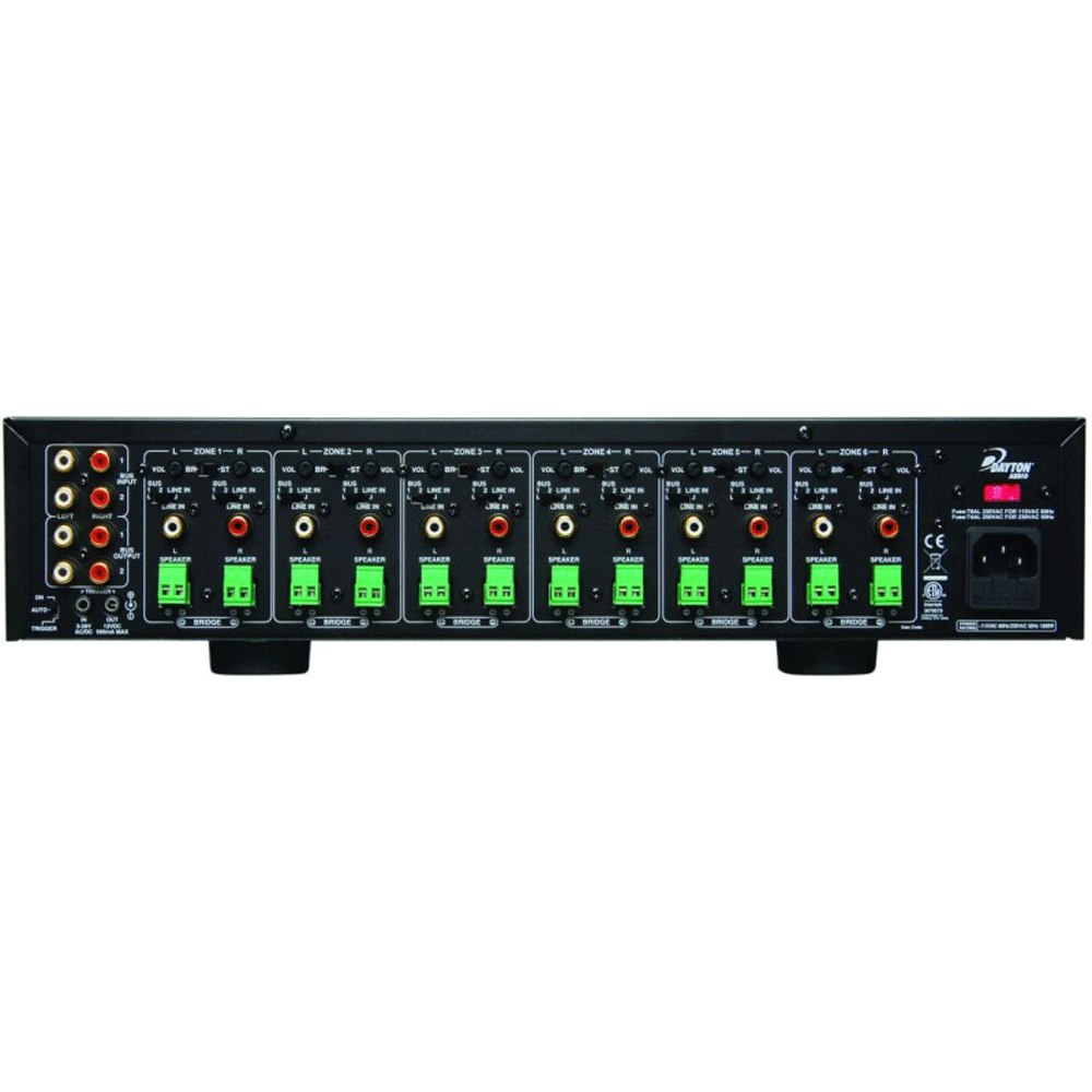 Dayton Audio MA1240a 12 Channel Amplifier - main image