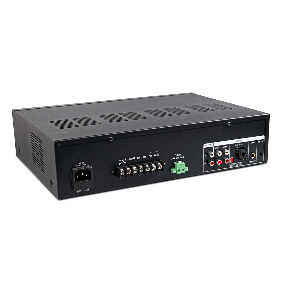 Eagle 120W Mixer Public Address Amplifier 100V Line With Media Player - main image