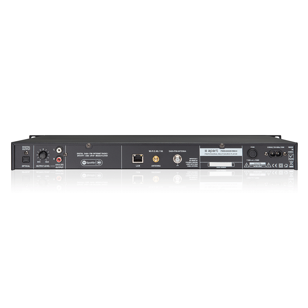 Apart Audio PMR4000R MK3 Media Player - main image