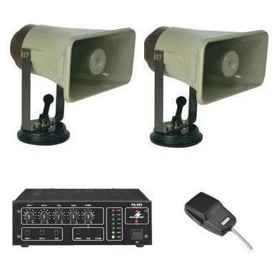 Roof Mount PA System 5 with Two Speakers 50W